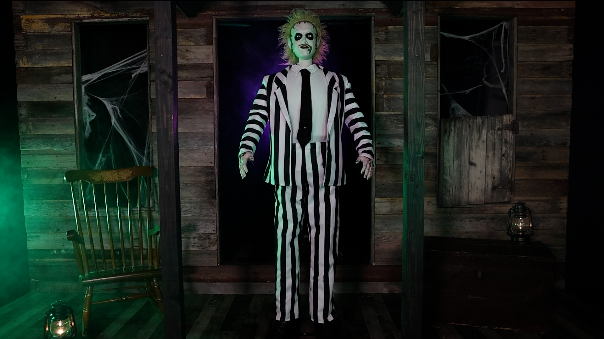 You can bring this iconic ghost to life this spooky season when you add our 6.4 Foot Beetlejuice Animatronic to your Halloween Decoration collection! Get yours today!